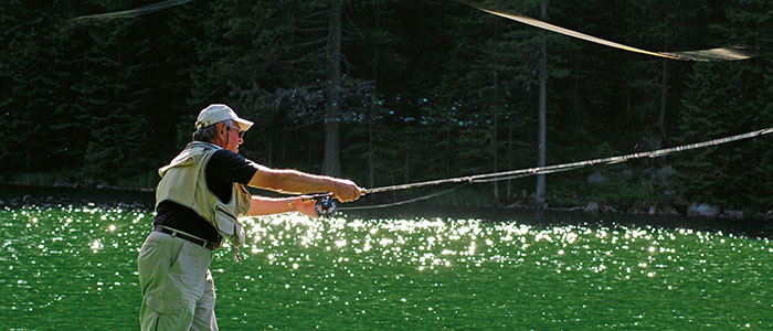 Angelurlaub, Fischen in Zauchensee, Salzburger Land